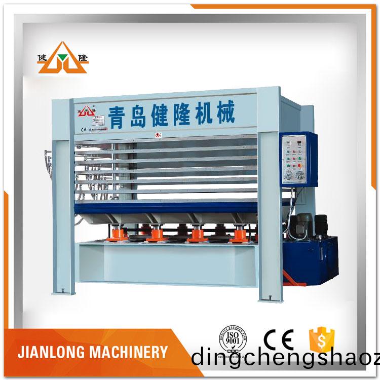 熱闆幅(fu)麵(mian)4×8尺(chi)16噸6層熱壓(ya)機