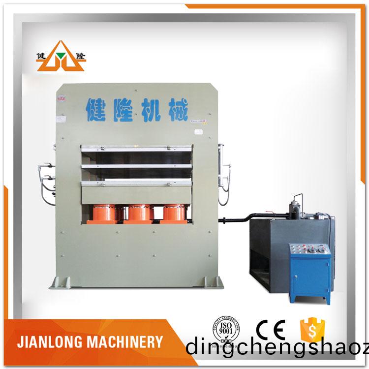 熱(re)闆幅麵4×8尺(chi)1200噸(dun)3層木工熱壓(ya)機