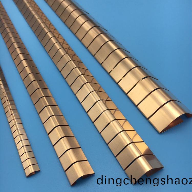 膠粘式鈹銅簧(huang)片牢固(gu)嗎？-易密斯鈹銅簧片