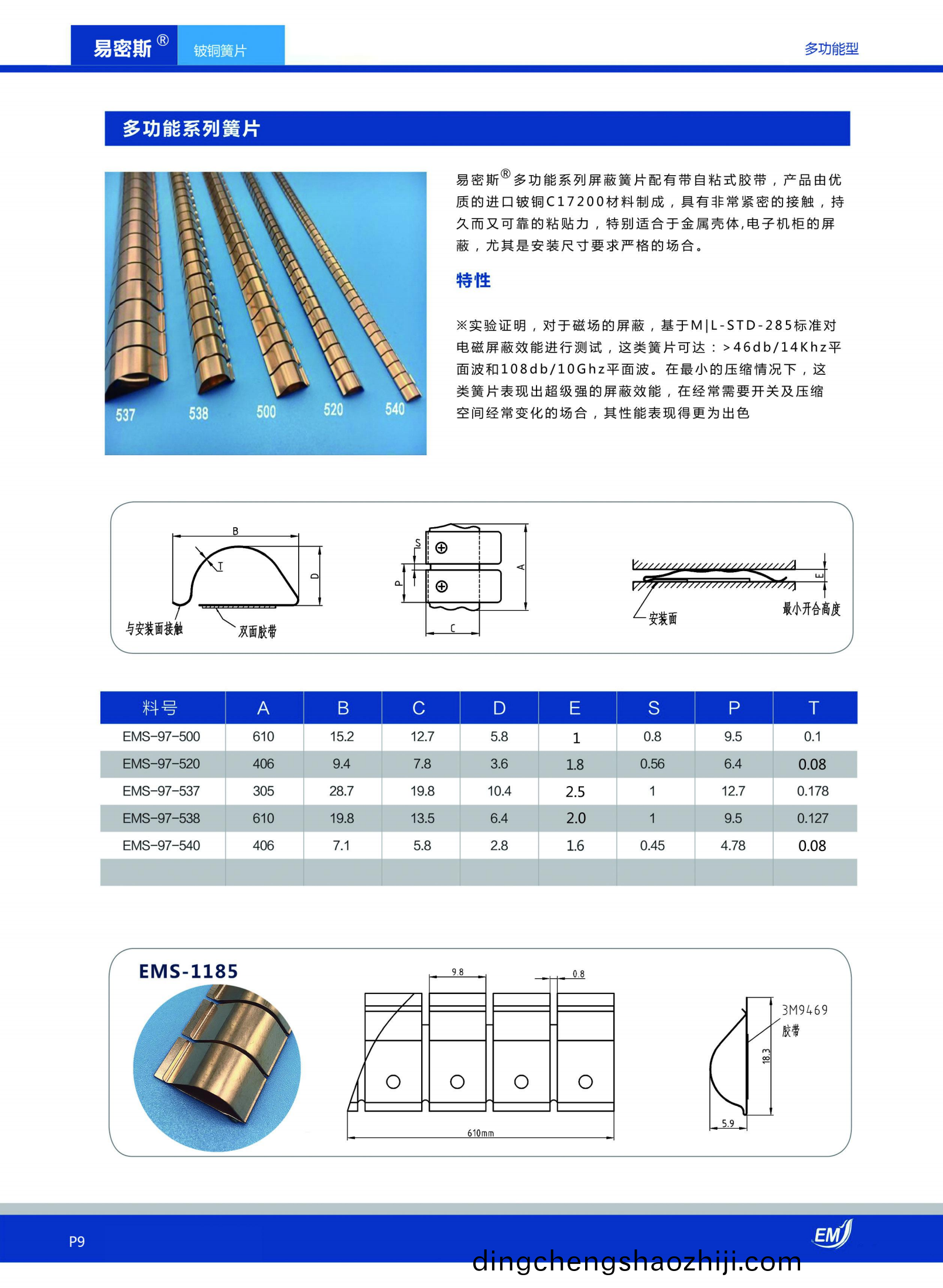 易密(mi)斯多功能(neng)式鈹銅簧片(pian)
