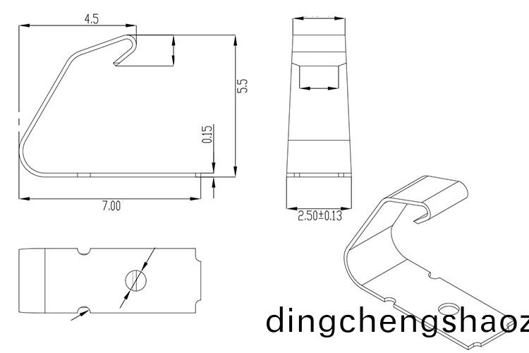 SMD彈片(pian)鍍金彈片可定(ding)製精(jing)密(mi)導電彈(dan)片